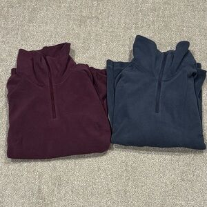 Columbia Women's Lot of 2 Purple and Navy Glacial Fleece - M